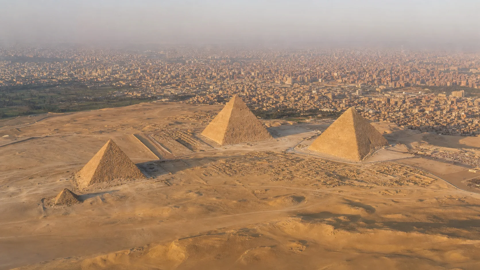 Photoreal imagined aerial reconstruction of New Kingdom Thebes and the Nile landscape